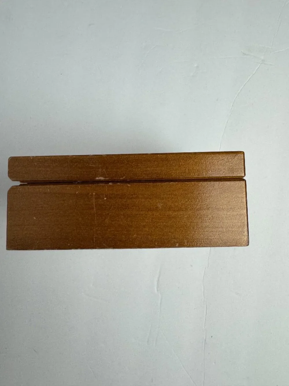 Vintage Chinese Wooden Jewelry Trinket Box White Goose Red Polygonum